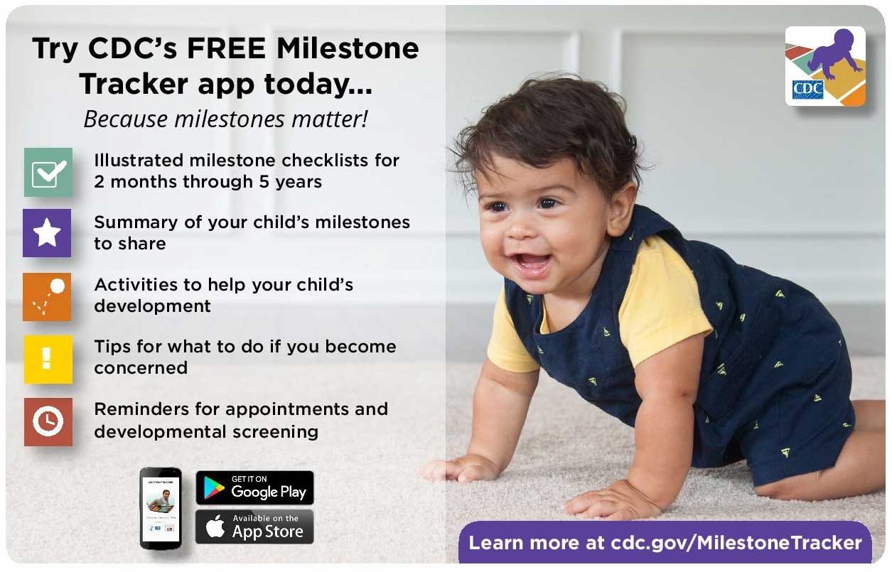 CDC Free MIlestone Tracker App